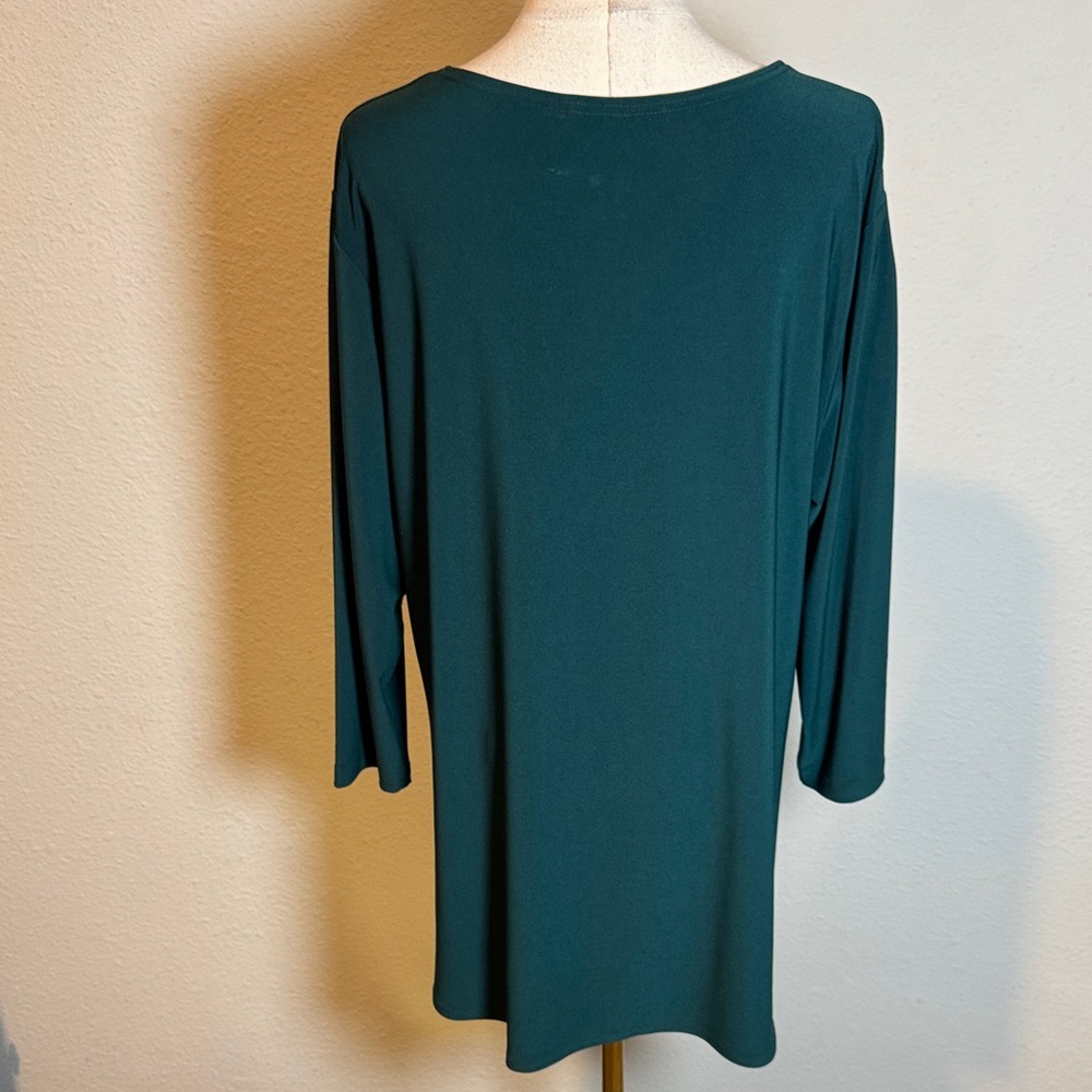 NWOT Sympli Go To Tee Relaxed Evergreen size 16 - Picture 5 of 14